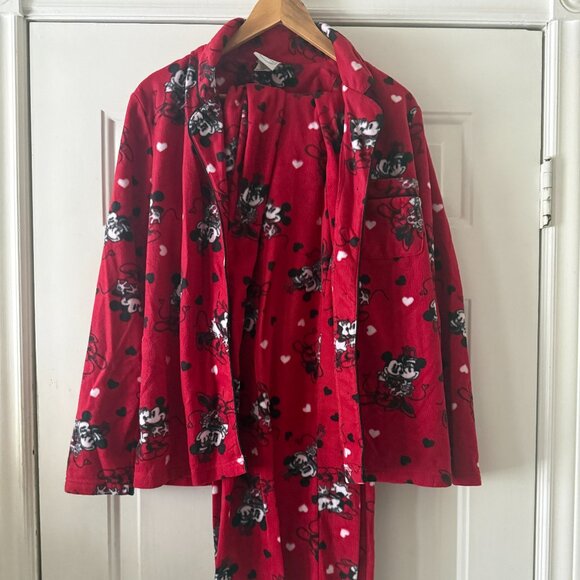 Disney Mickey Mouse Design Red PJ's Pyjama Set - Picture 1 of 2